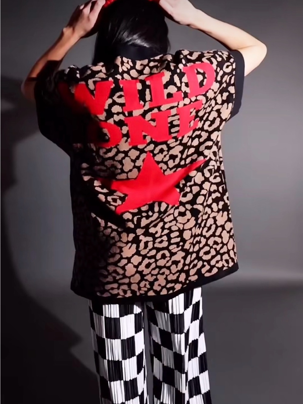 WKND CHASERS - Wild One Leopard Knit Top